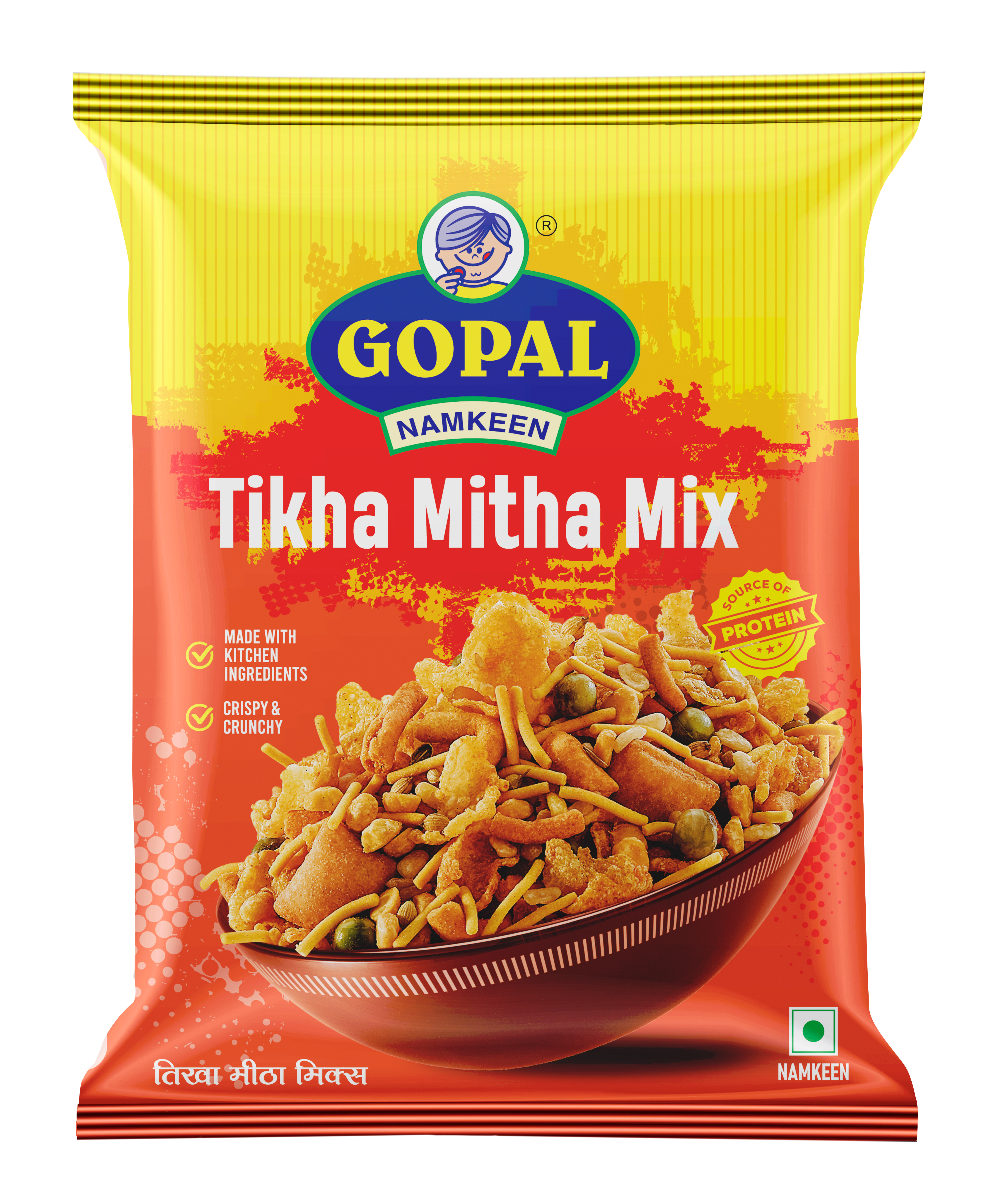 Gopal Namkeen Tikha Mitha Mixture Namkeen - 250 gms