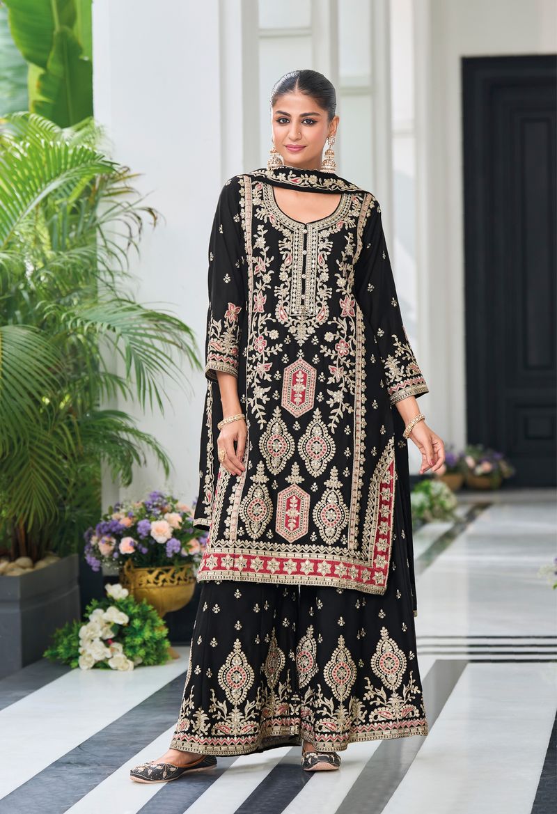 Vintage Suit With Embroidery Work | Ready To Wear