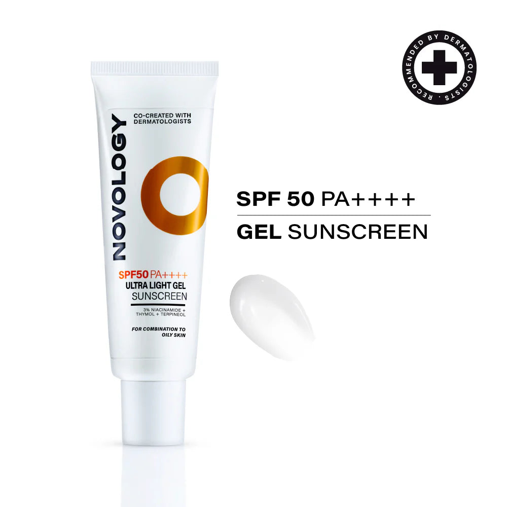 Novology Ultra Light Gel Sunscreen Spf 50 PA | 50 gms