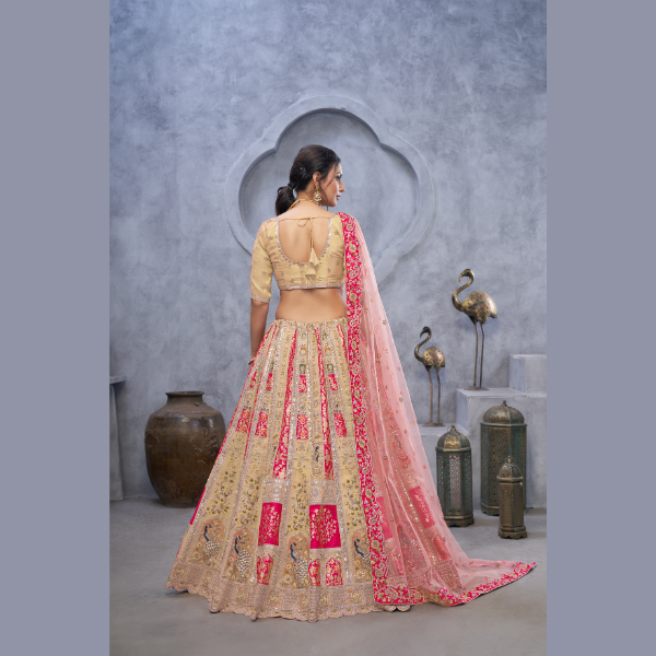 Classic Radiant Magenta Bridal Silk Lehenga Collection | Ready To Wear