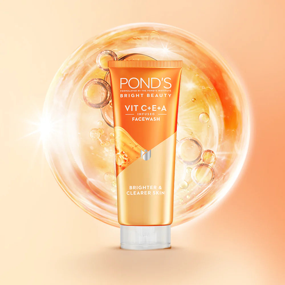 Pond's Bright Beauty Vit C+E+A Gel Face Wash - 100 ml