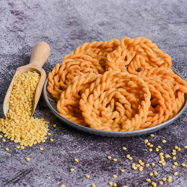 Vellanki Foods Pesara Murukulu