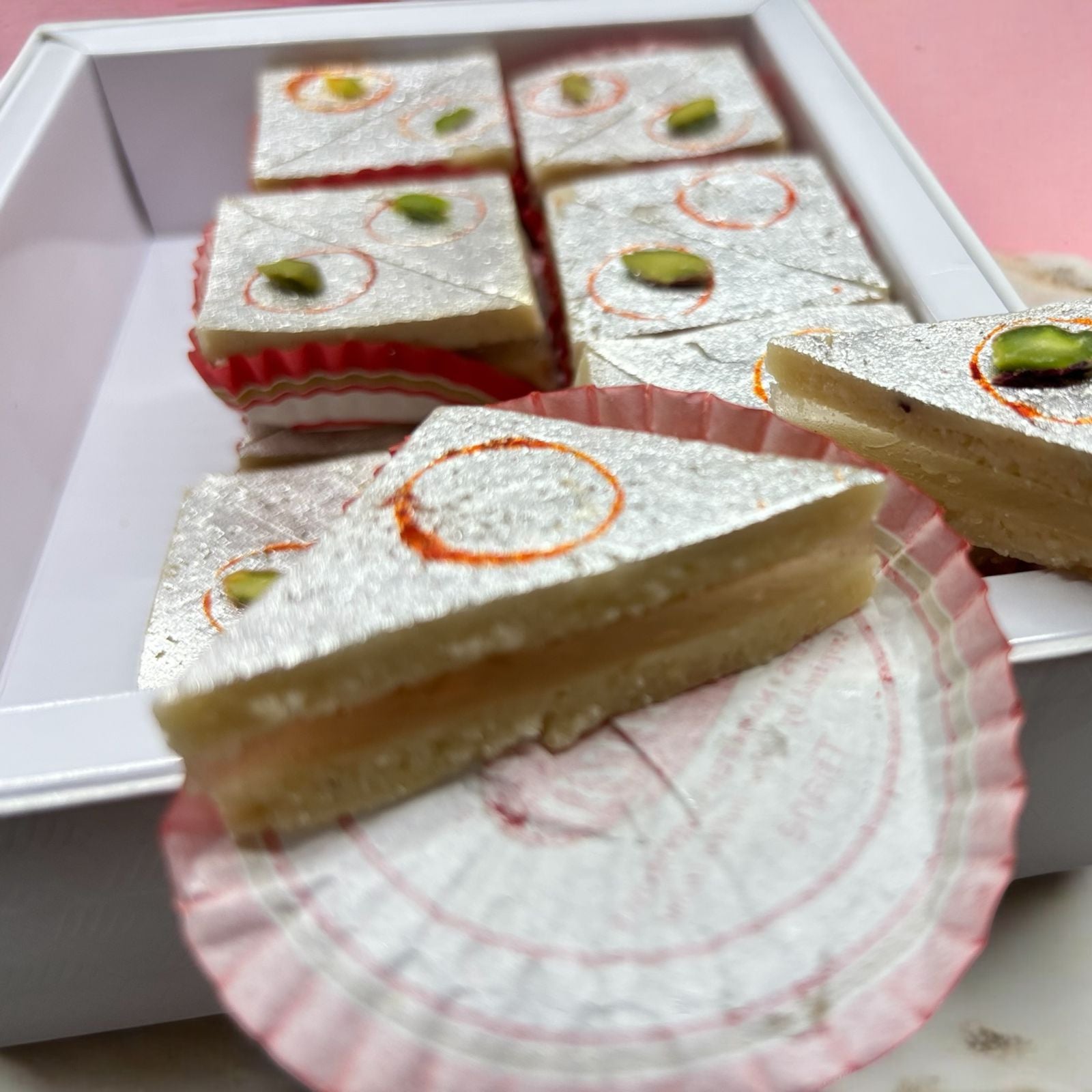 Gaurav Sweets Famous Litchi Katli - 500 Gms