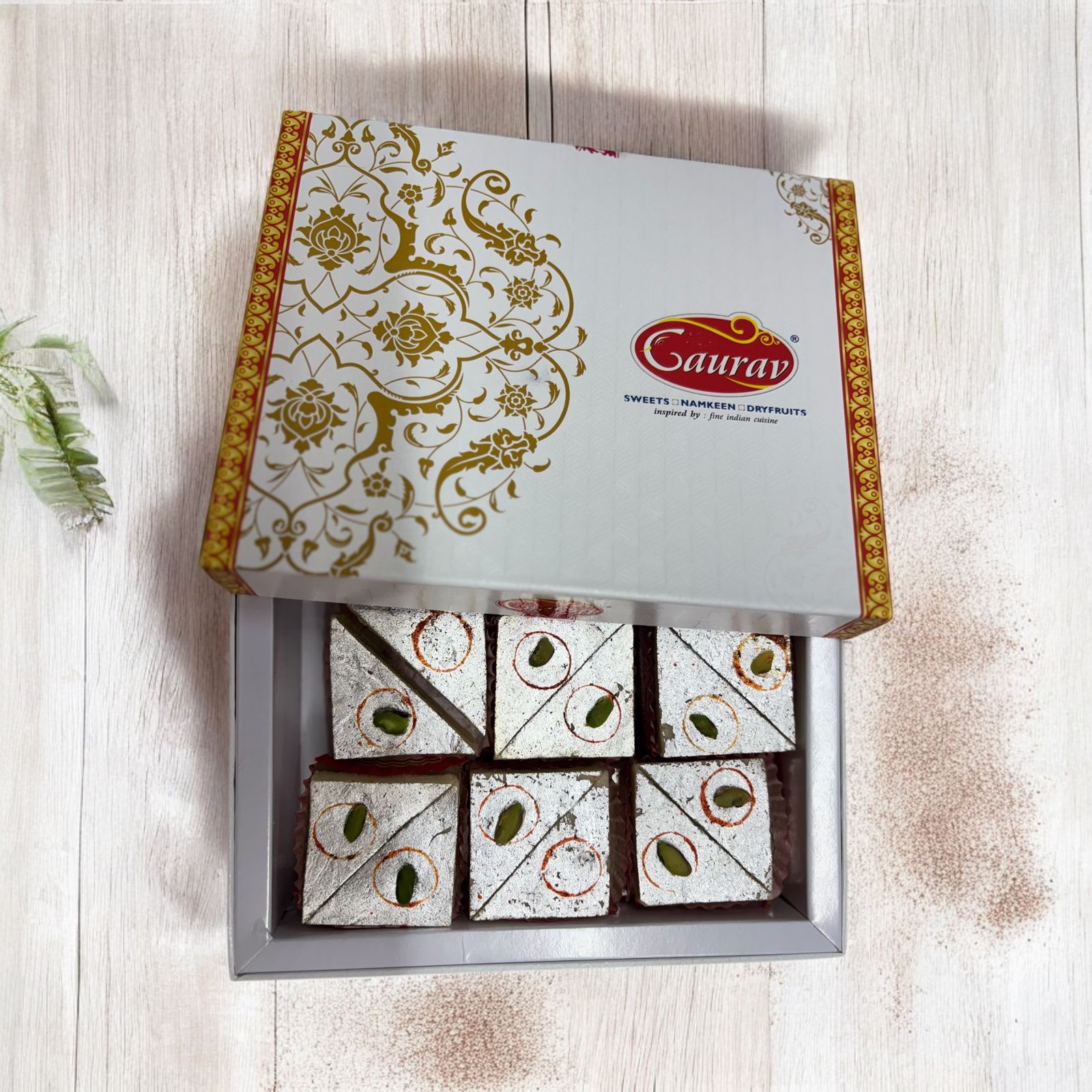 Gaurav Sweets Famous Litchi Katli - 500 Gms