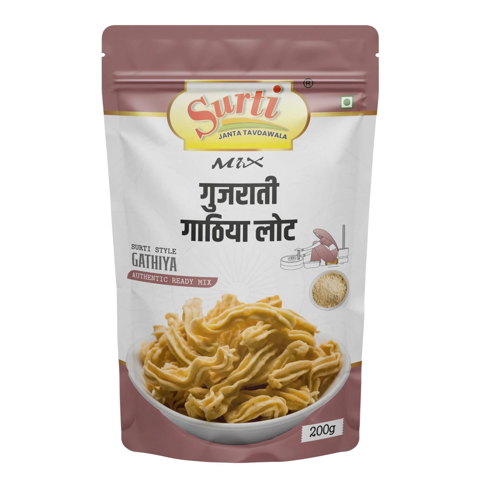 Surtimix Premium Soft Gujarati Gathiya Aata | Ready To Eat 500 gms