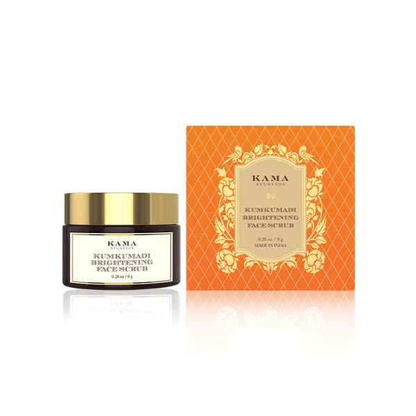 Kama Ayurveda Kumkumadi Brightening Face Scrub | 8 gms