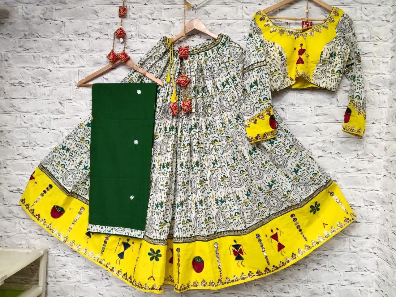 Reyon Cotton Eplic Chaniya Choli | Ready To Wear - India shopping