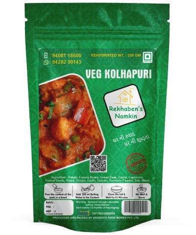 Rekhaben's Namkeen Veg Kolhapuri | Ready To Eat 75 gms