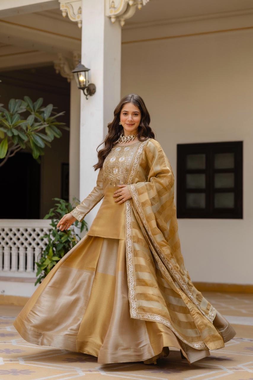 Aesthetic & Artistry The Banarasi Heritage Lehenga Choli | Ready To Wear