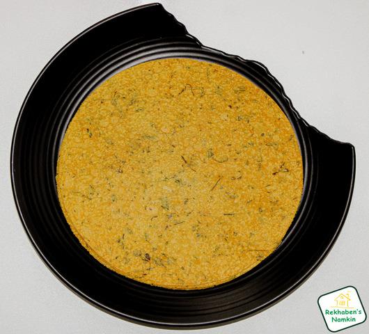 Rekhaben's Namkeen Methi Paper Khakhara | 500 gms