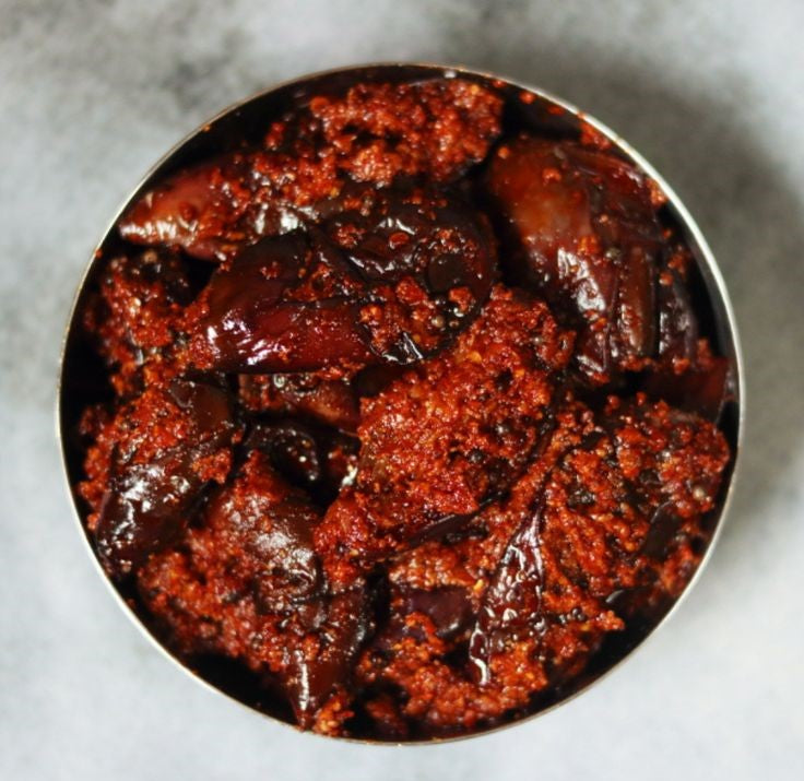 Tenali Ruchulu Vankaya Pickle -500 gms