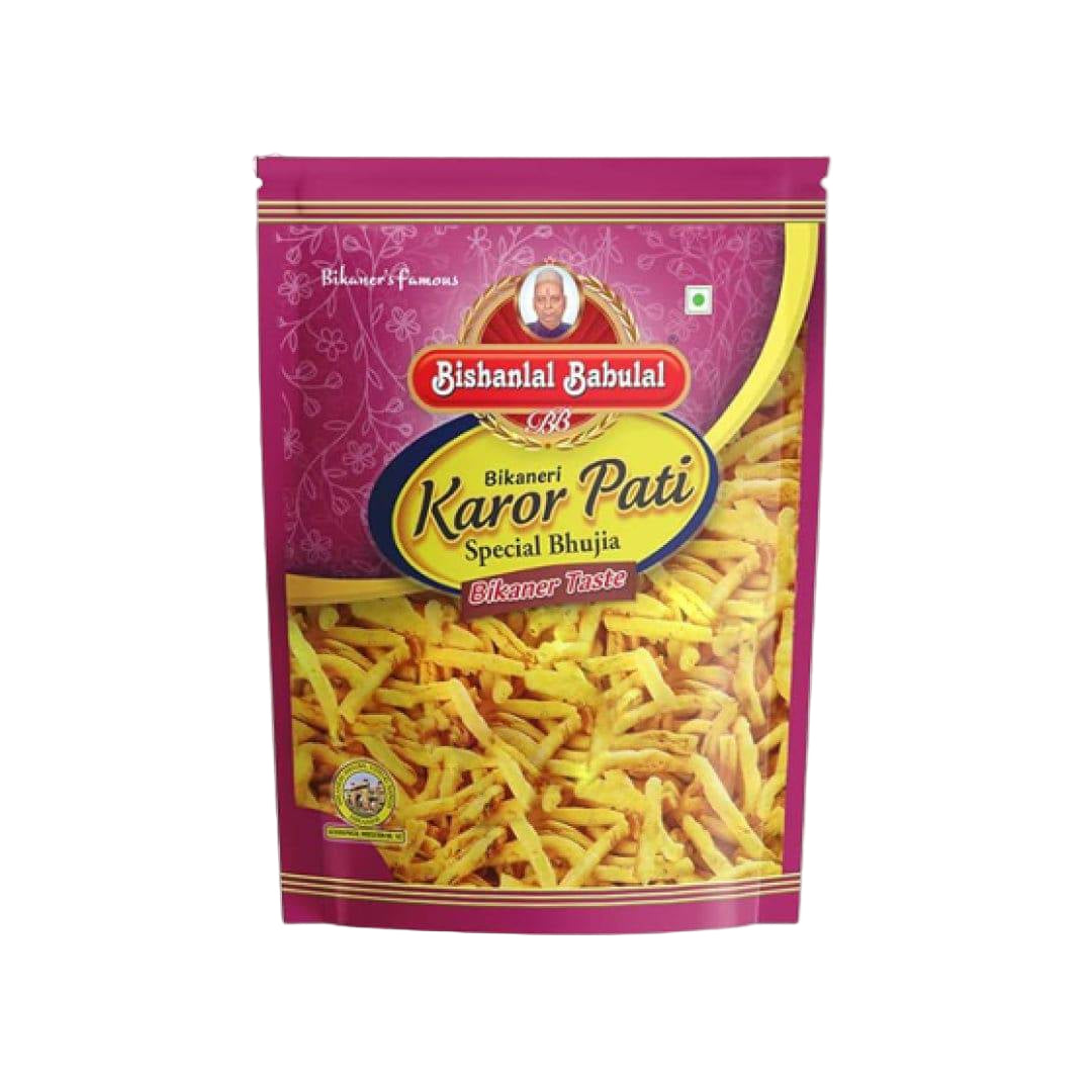 Bishanlal Babulal Karor Pati Mota Bhujia - 500 gms - India shopping