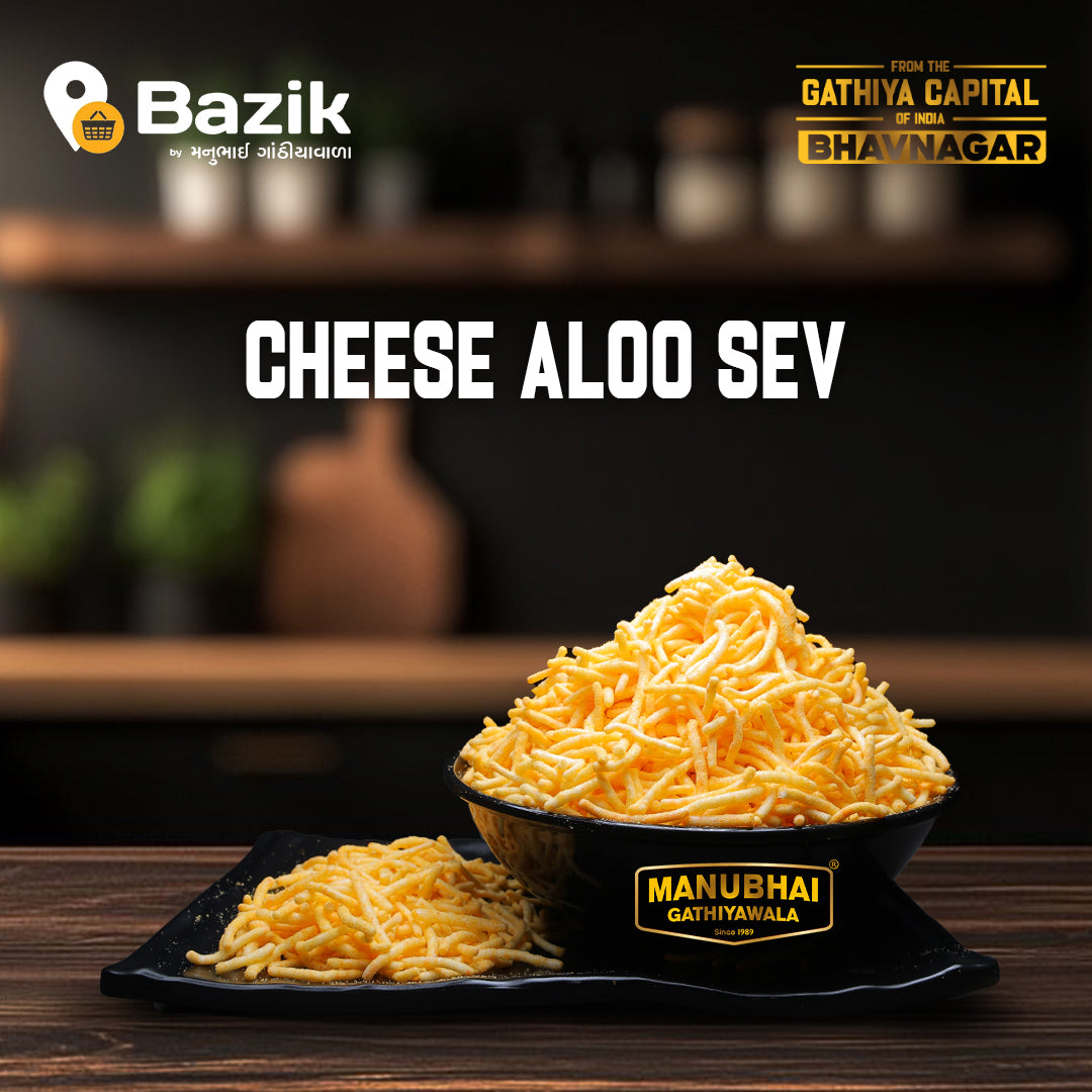 Manubhai Gathiyawala Cheese Aloo Sev | 400 gms