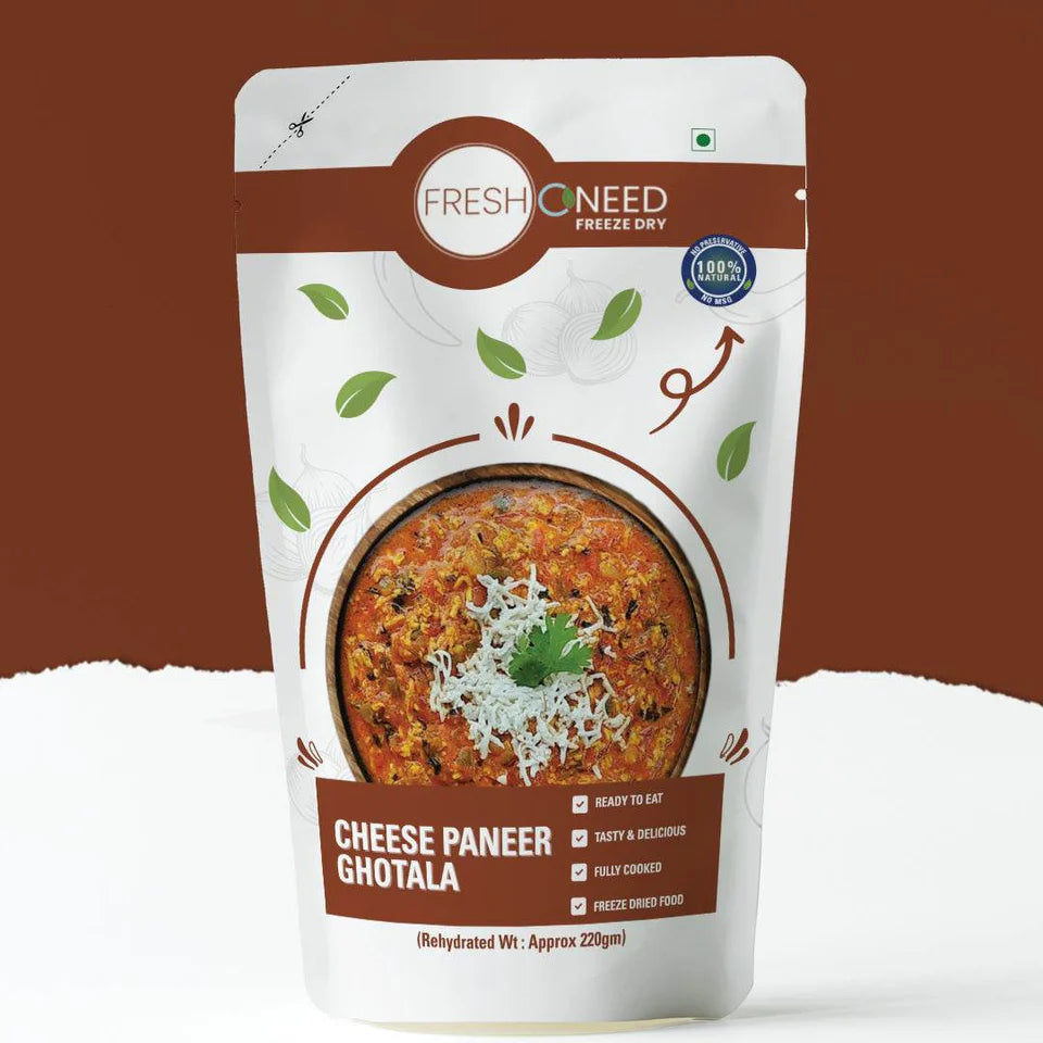 Fresh O Need Cheese Paneer Ghotala - Ready To Eat 220 gms
