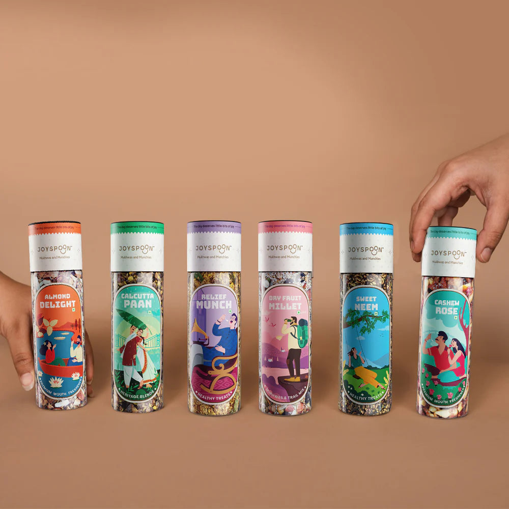 Joyspoon Combo of 6 Mukhwas 600 gms ( 100 gms each )