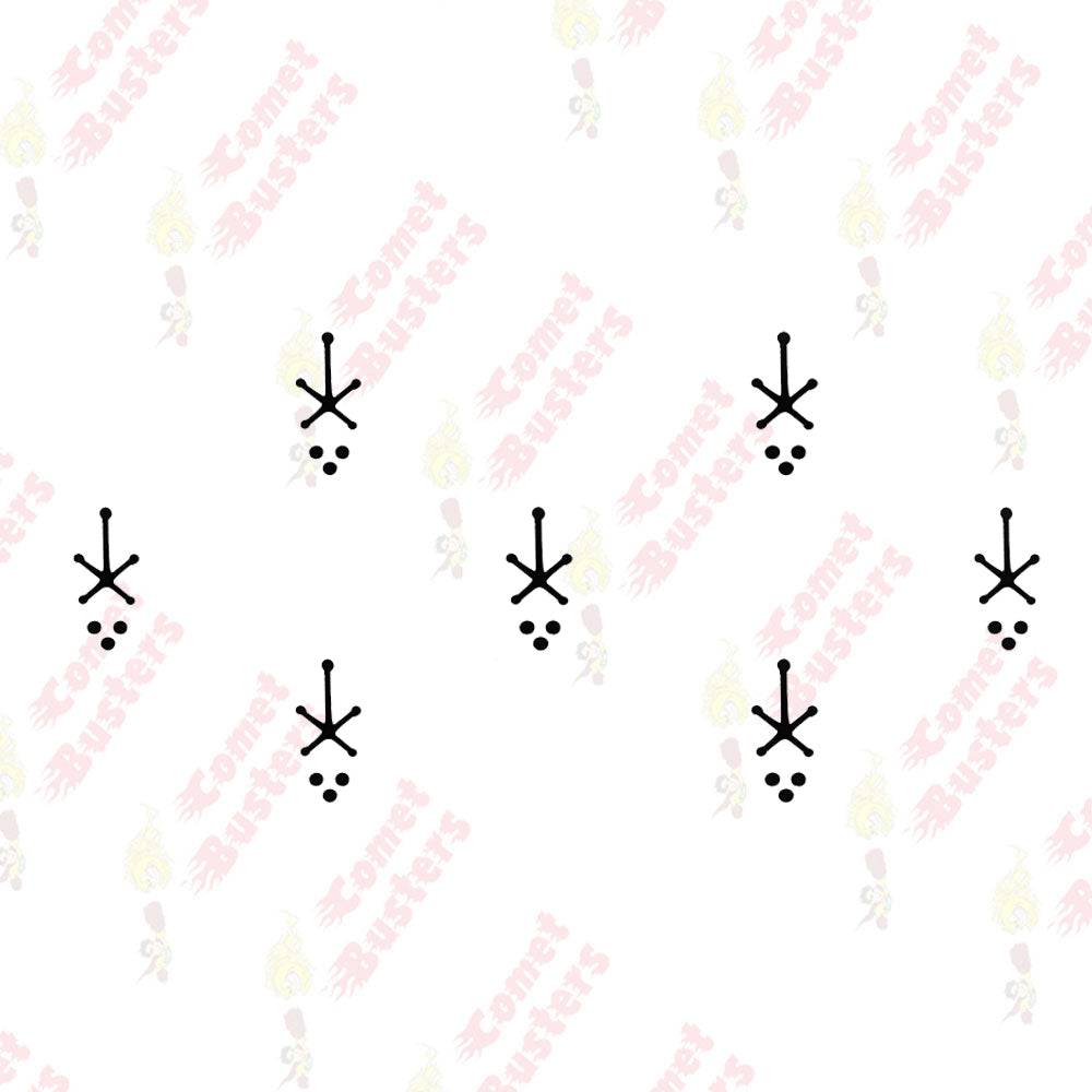 Comet Busters Traditional Black Bindi (BIN1039) - India shopping