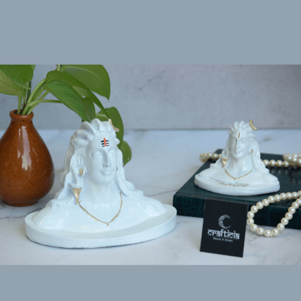 Resin Adiyogi Statue for Car Dashboard Idols | Lord Shiv Idol - India shopping