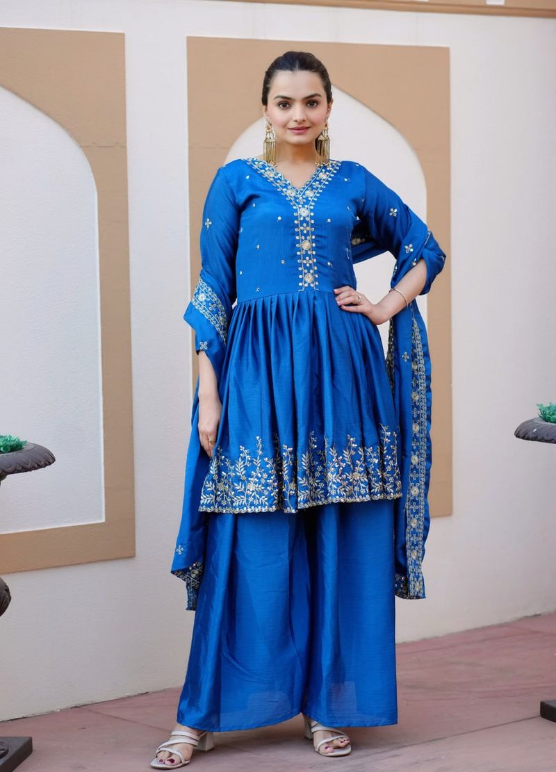 Traditional Lehenga Suit With Sequin Embroidery Work Ready To Wear traditional-lehenga-suit-with-sequin-embroidery-work-ready-to-wear