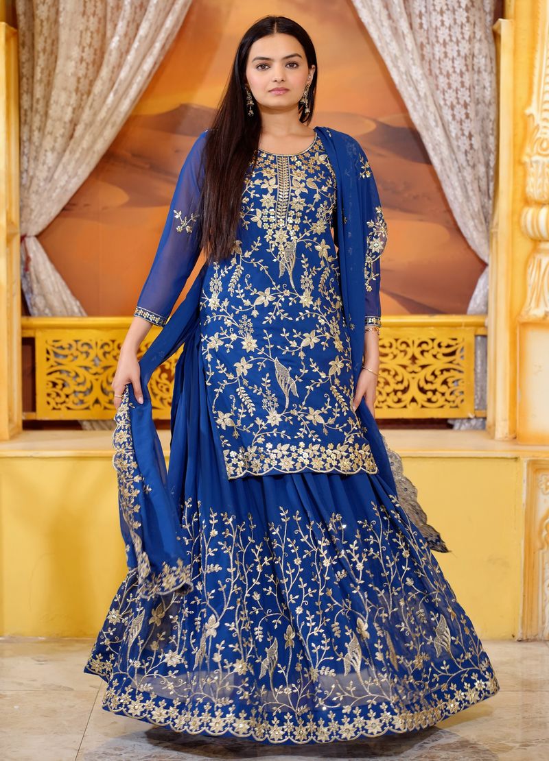 Latest Lehenga Suit With Sequence Work | Ready To Wear