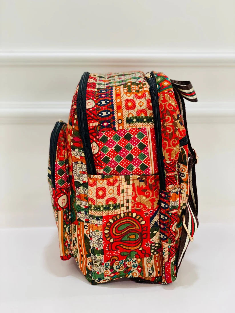 The Morvi Red Backpack