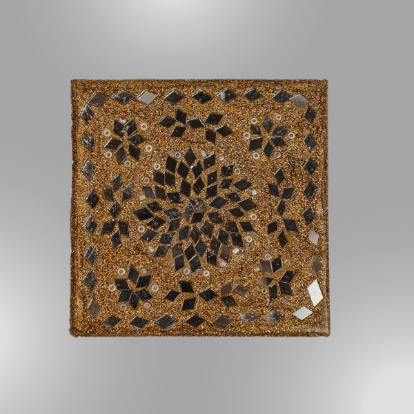 Ekobae Lacquer Mirror Square T-Lites - India shopping