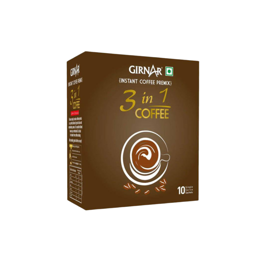 Girnar 3-in-1 Coffee Instant Coffee Premix - 200 gms - India shopping