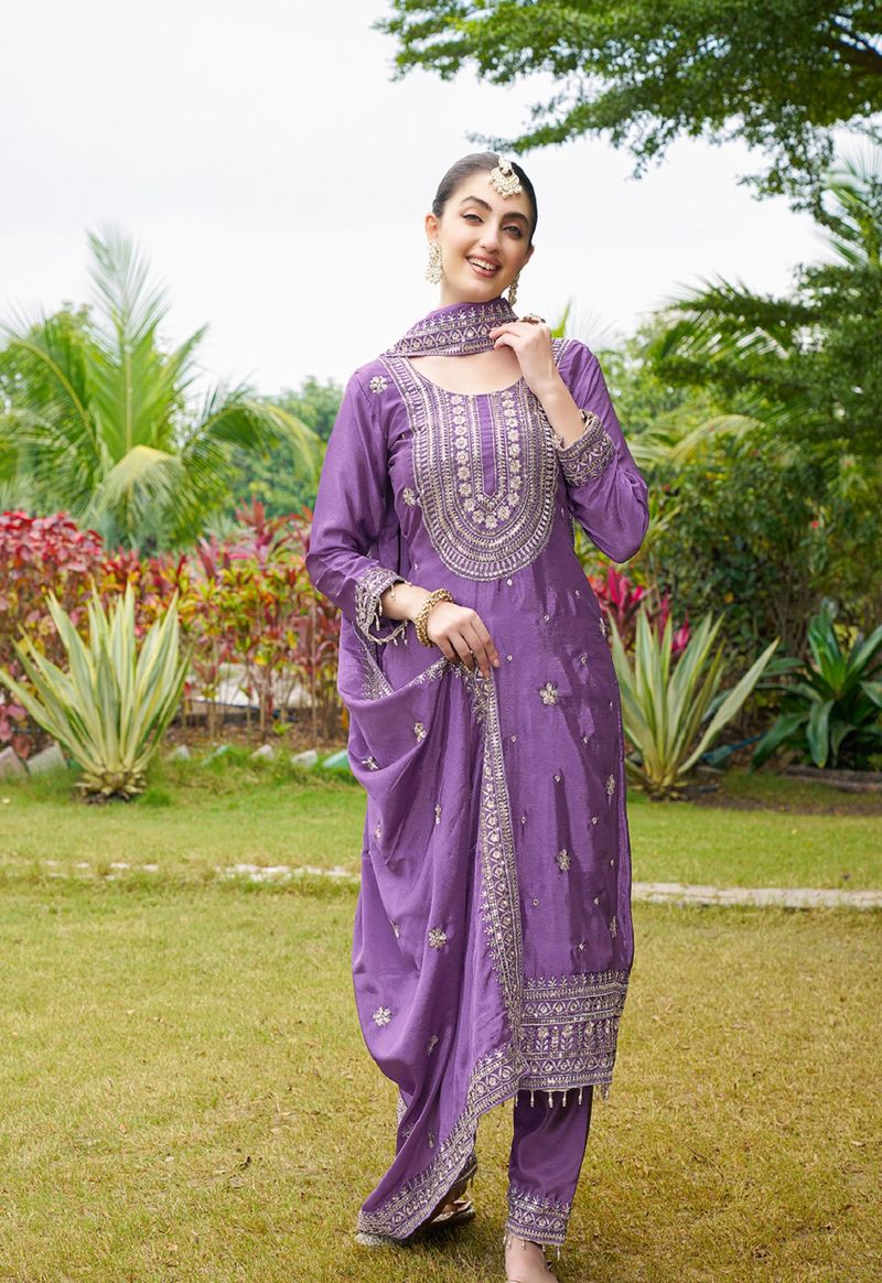 Latest Lehenga Suit With Sequence And Embroidery Work | Ready To Wear