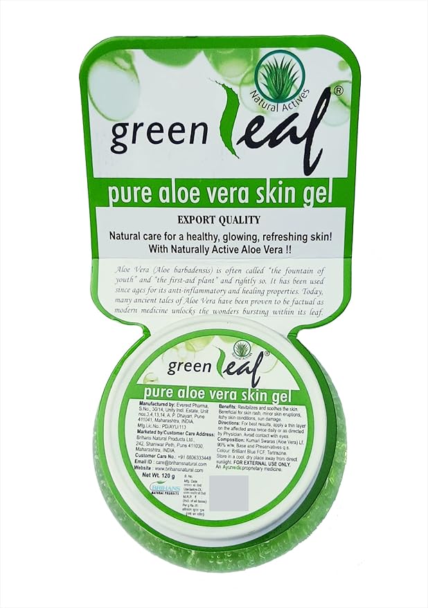 Green Leaf Pure Aloe Vera Skin Gel 120 gms