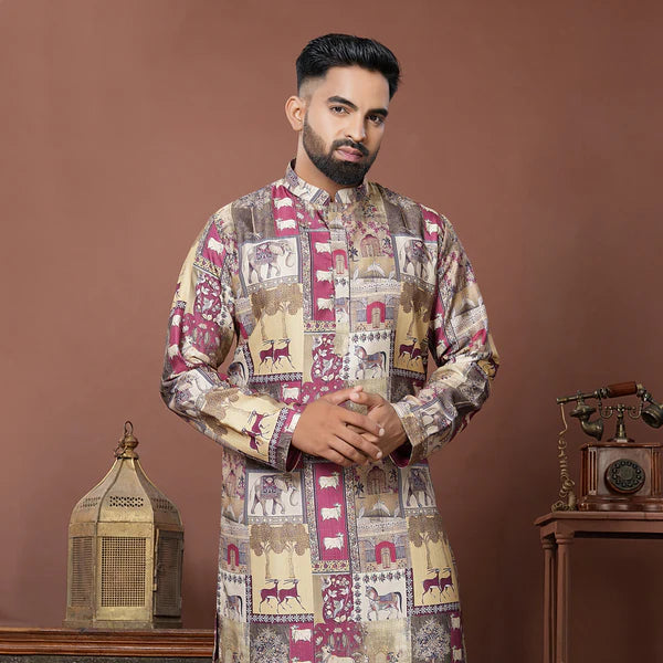 Meraki Ethnic Royal Heritage Kurta Pajama | Ready To Wear