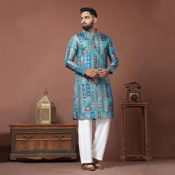 Meraki Ethnic Jaipur Mosaic Kurta Pajama | Ready To Wear