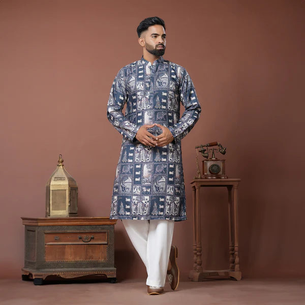 Meraki Ethnic Tribal Legacy Kurta Set | Ready To Wear