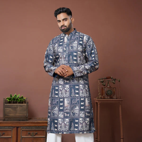 Meraki Ethnic Tribal Legacy Kurta Set | Ready To Wear