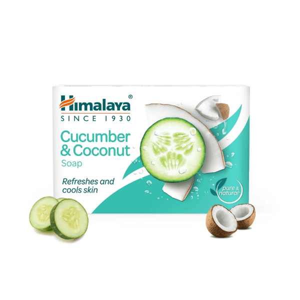 Himalaya-Cucumber & Coconut Soap (pack of 3) - 125 gms - India shopping