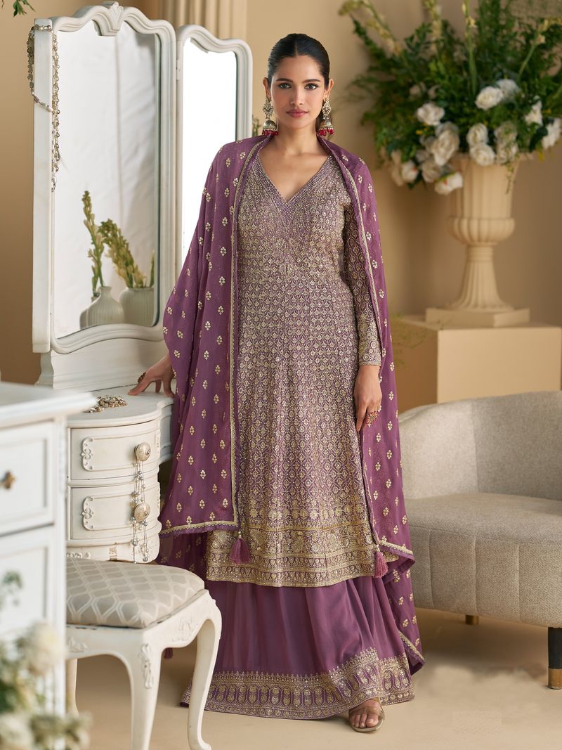 Classical Suit With Embroidery Work | Ready To Wear