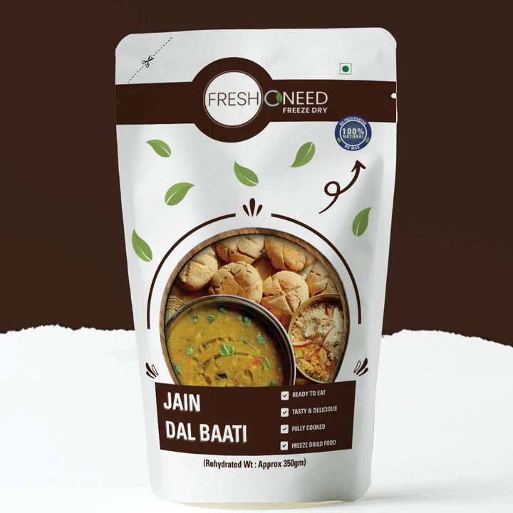 Fresh O Need Dal Baati ( Without Onion & Garlic ) - Ready To Eat 350 gms