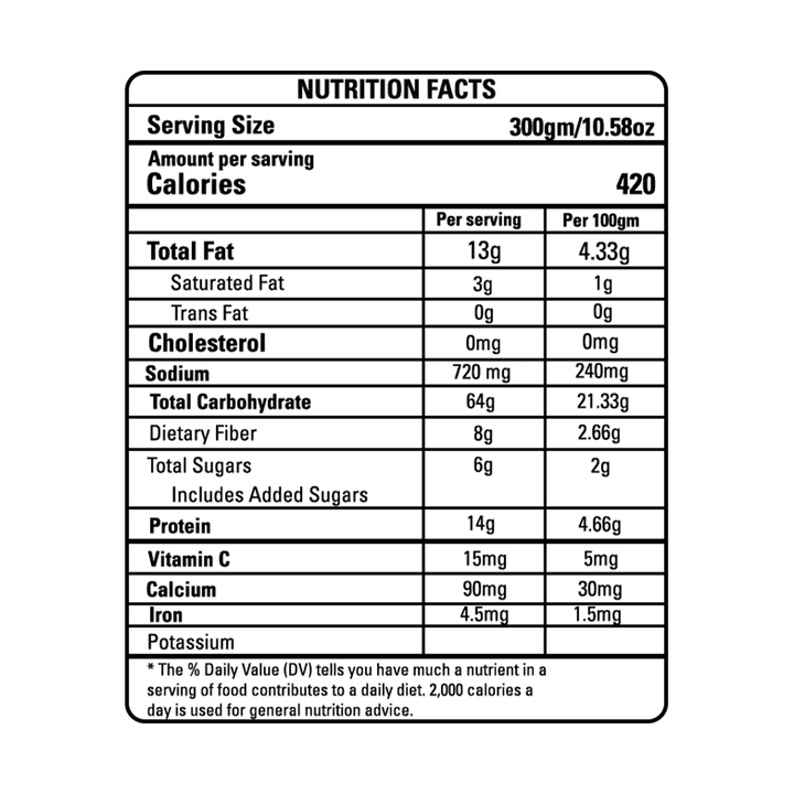 Fresh O Need Dal Dhokli (Without Onion & Garlic) - Ready To Eat 300 gms