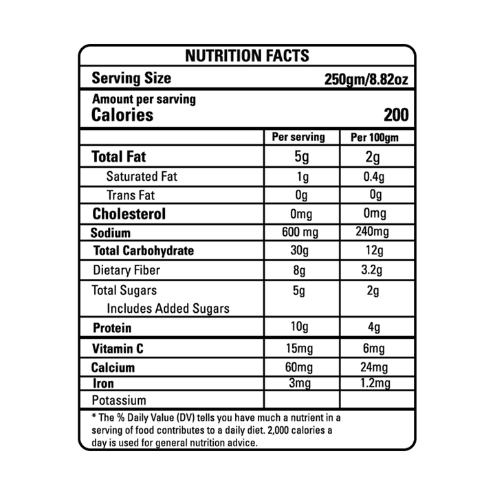 Fresh O Need Gujarati Dal (Without Onion & Garlic) - Ready To Eat 250 gms