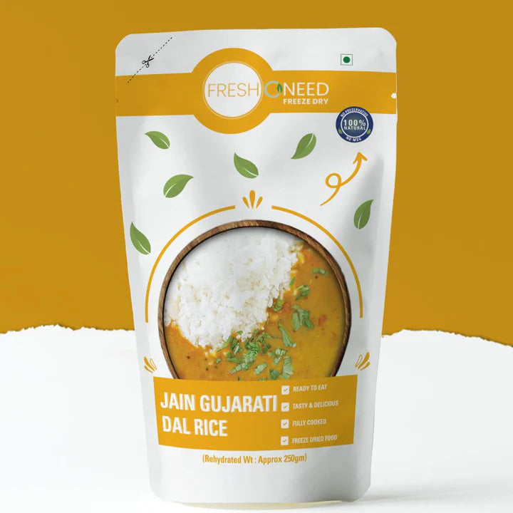 Fresh O Need Gujarati Dal Rice (Without Onion & Garlic) - Ready To Eat 250 gms