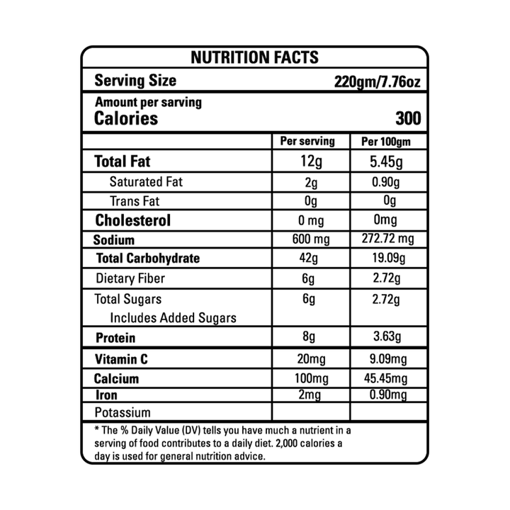 Fresh O Need Veg Biryani ( Without Onion & Garlic ) - Ready To Eat 220 gms