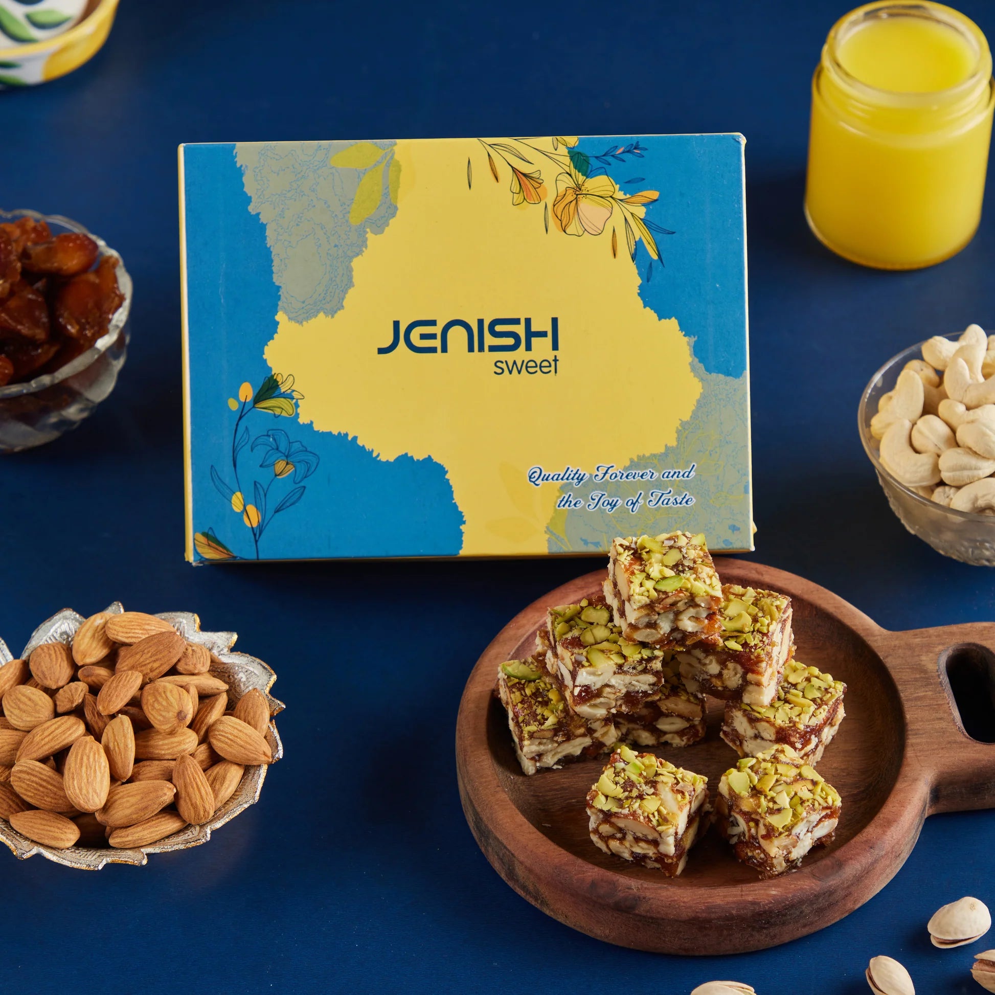 Jenish Sweets Sugarfree Dryfruit Punch Dates - 500 gms