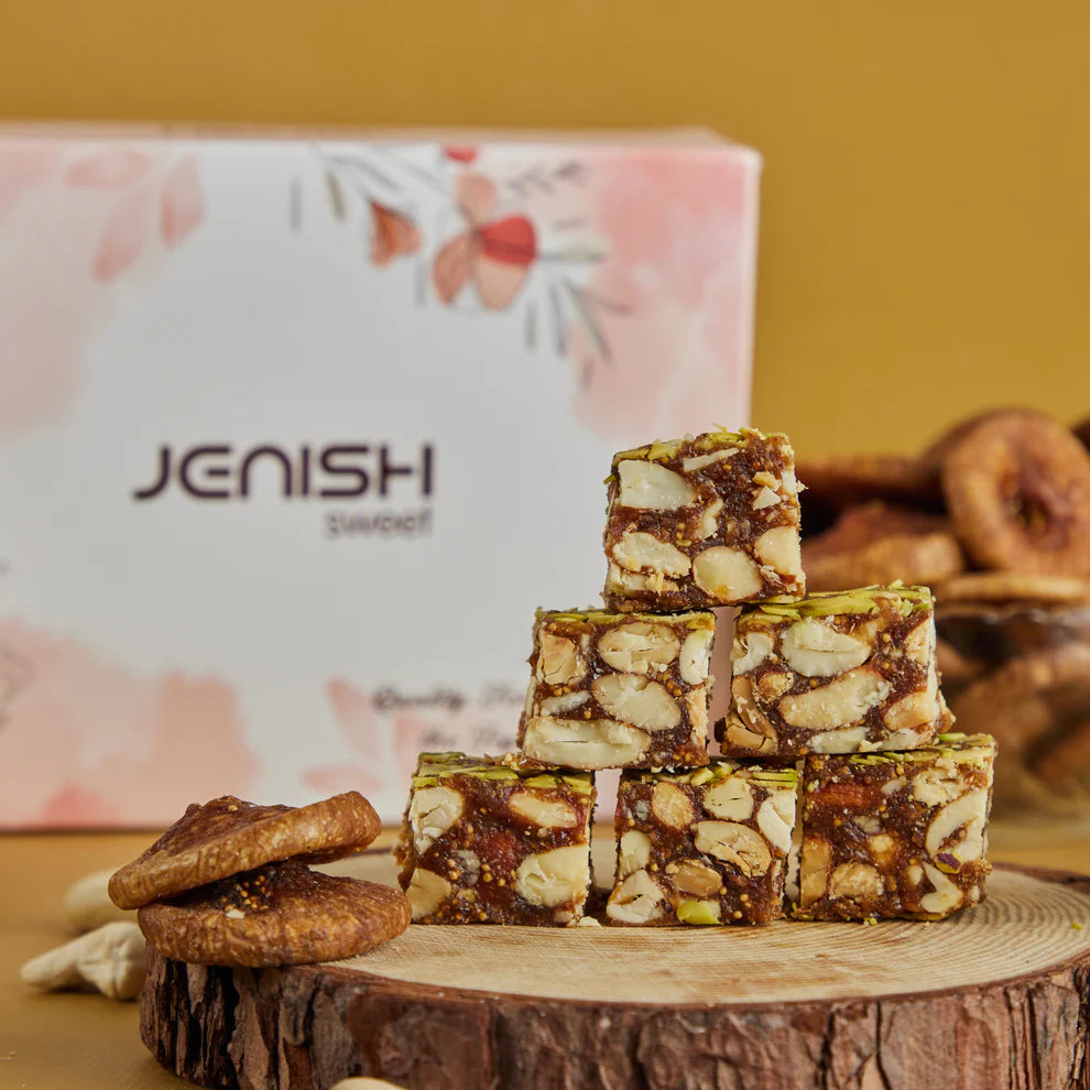 Jenish Sweets Sugarfree Dryfruit Punch Anjeer - 500 gms