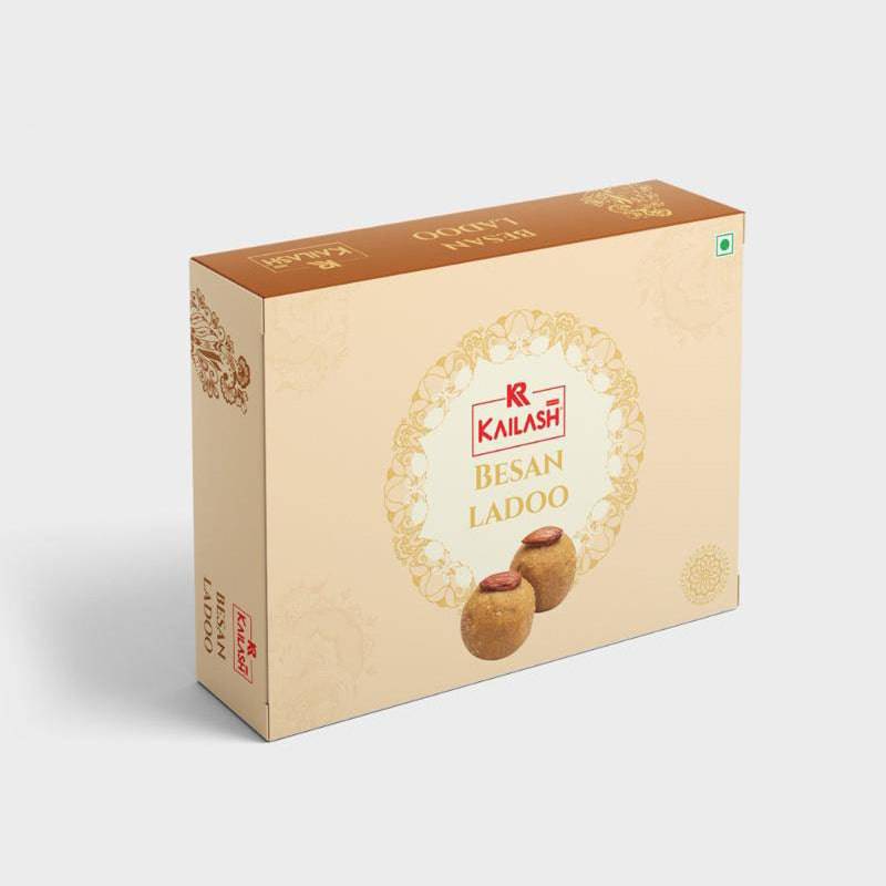 Kailash Sweets & Snacks Besan Ladoo - 500 gms - India shopping