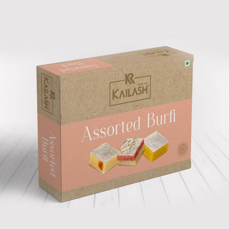 Kailash Sweets & Snacks Assorted Burfi 500 g - India shopping