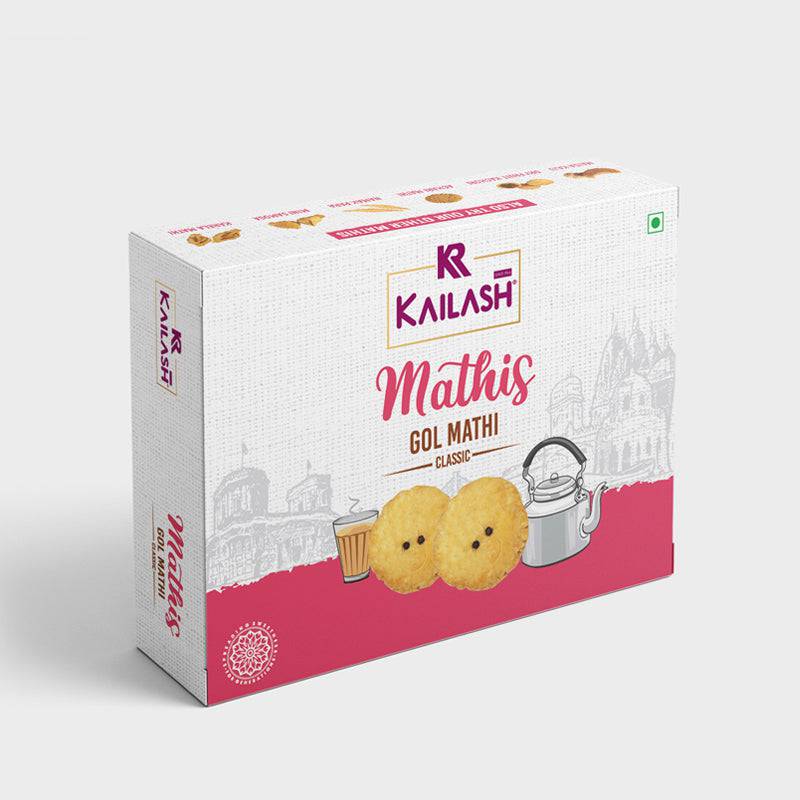 Kailash Sweets & Snacks Gol Mathi - 500 gms - India shopping