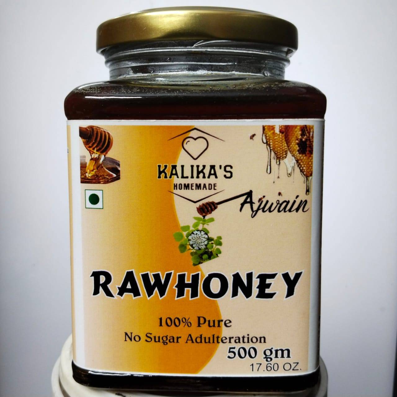 Kalika's Homemade Raw Honey 500 gms - India shopping