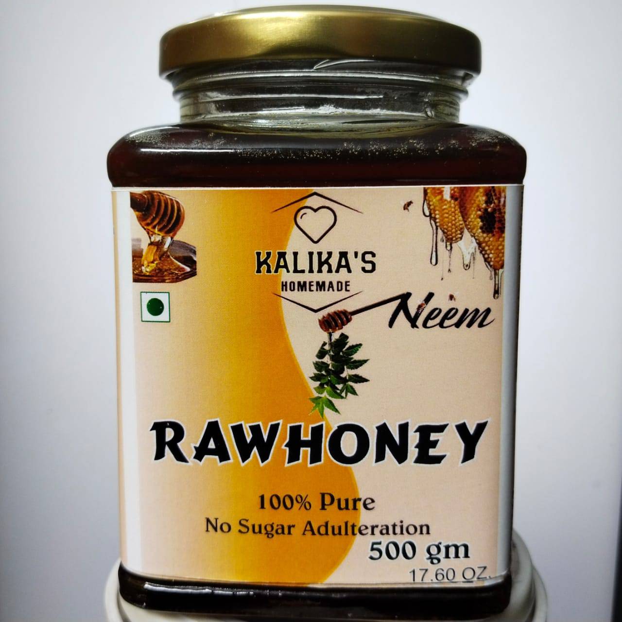 Kalika's Homemade Raw Honey 500 gms - India shopping