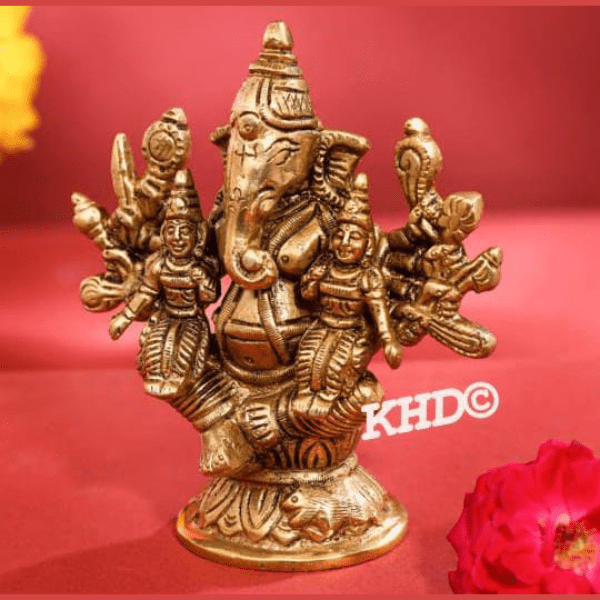 Lord Shri Ganesha with riddhi - siddhi - India shopping