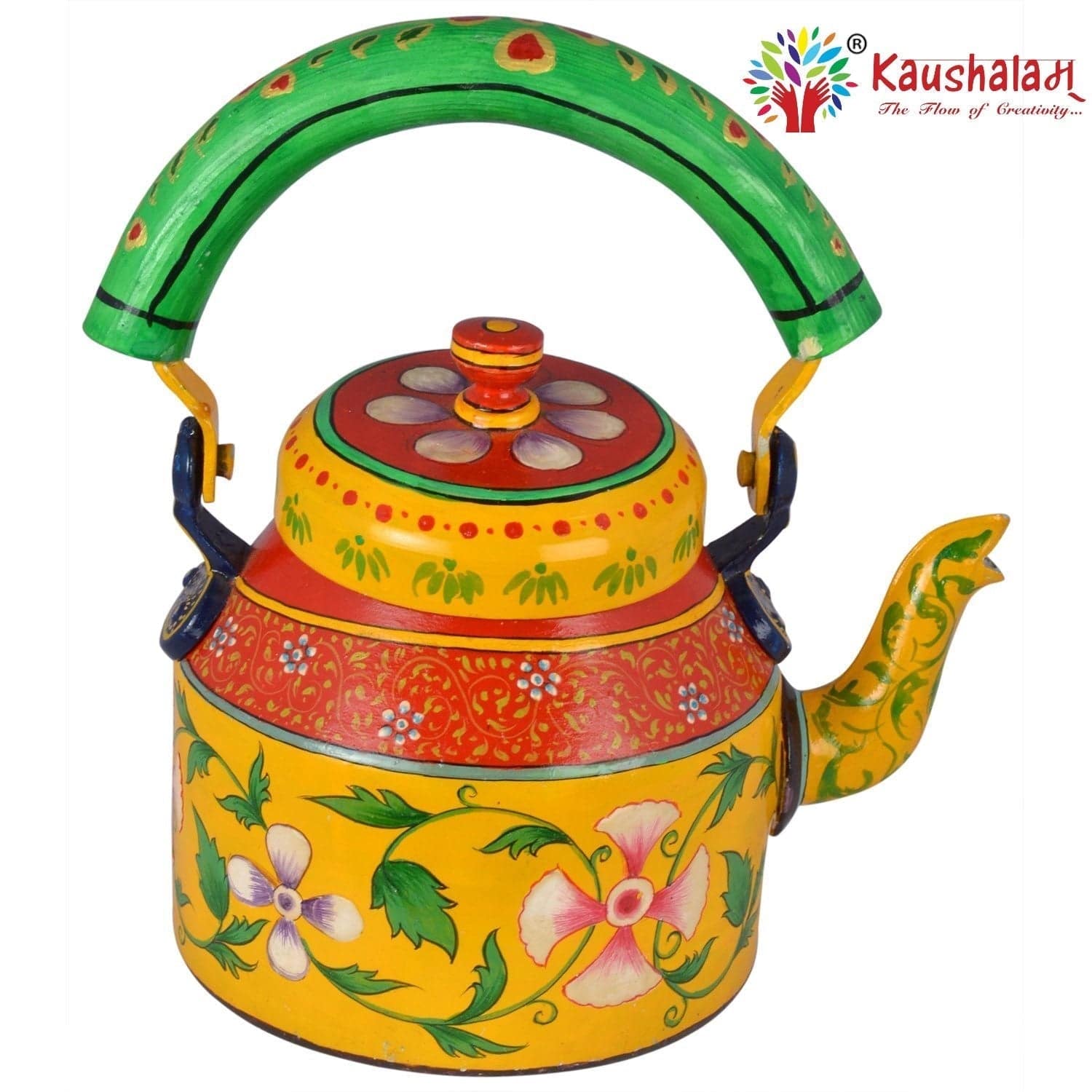 Hand Painted Kettle : Enchanting Collection - India shopping