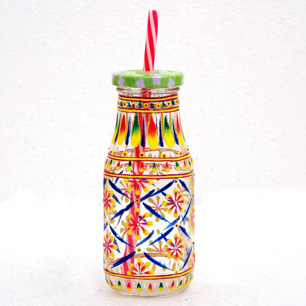 Hand Painted Juice Jar | Sipper- Collection - India shopping