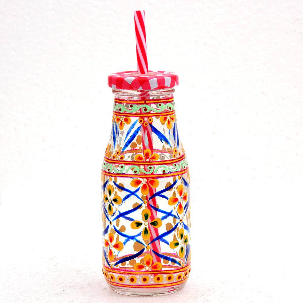 Hand Painted Juice Jar | Sipper- Collection - India shopping